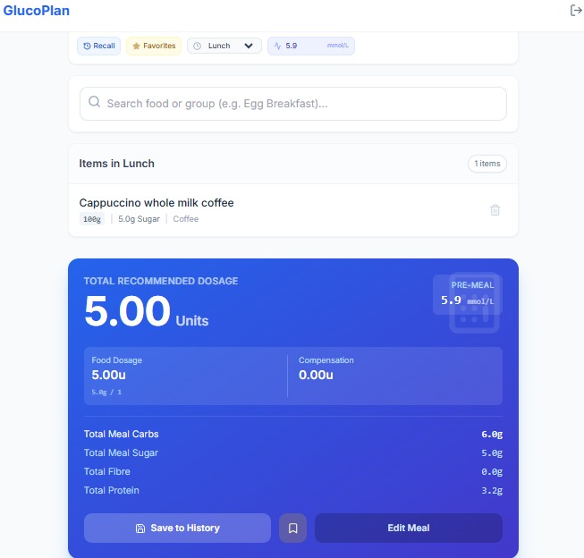 GlucoPlan screenshot 8